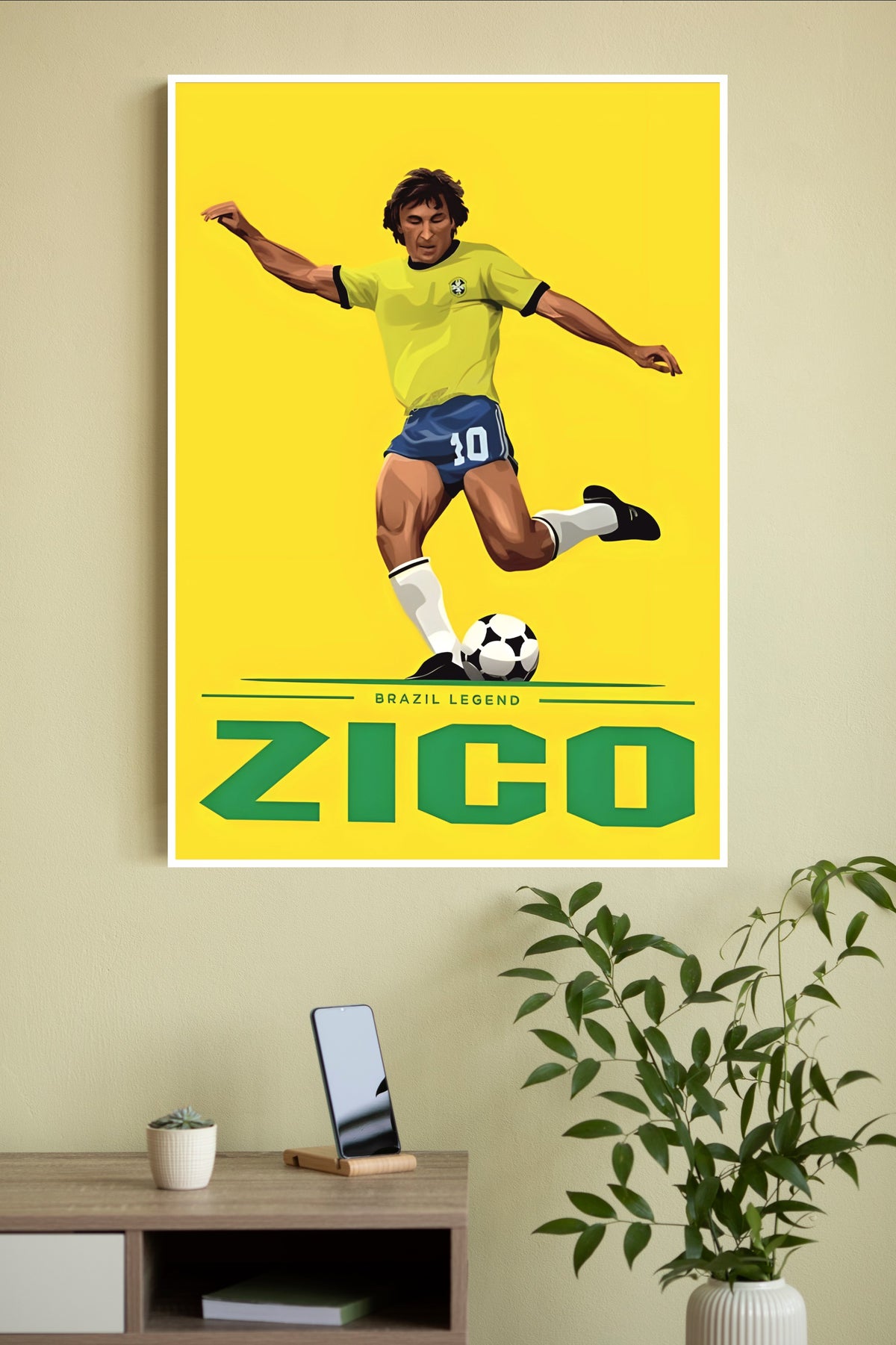 Zico Poster | Football Posters