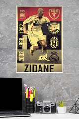 Zinedine Zidane Poster | Football Posters