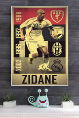 Zinedine Zidane Poster | Football Posters