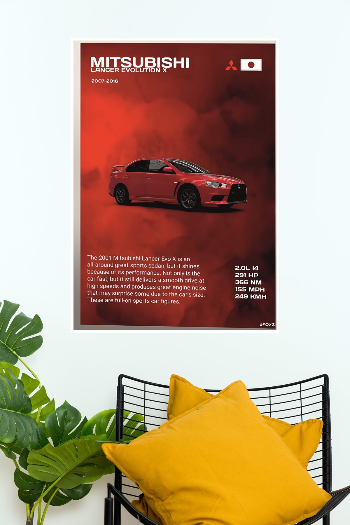 2008 Mitsubishi Lancer Evolution Poster | Cars Posters