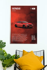 2018 Honda Civic Type R Poster | Cars Posters