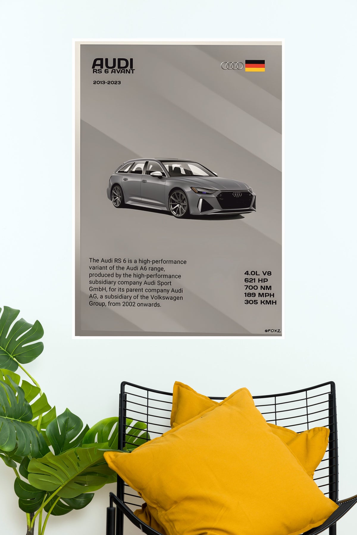 2022 Audi RS6 Avant Poster | Cars Posters