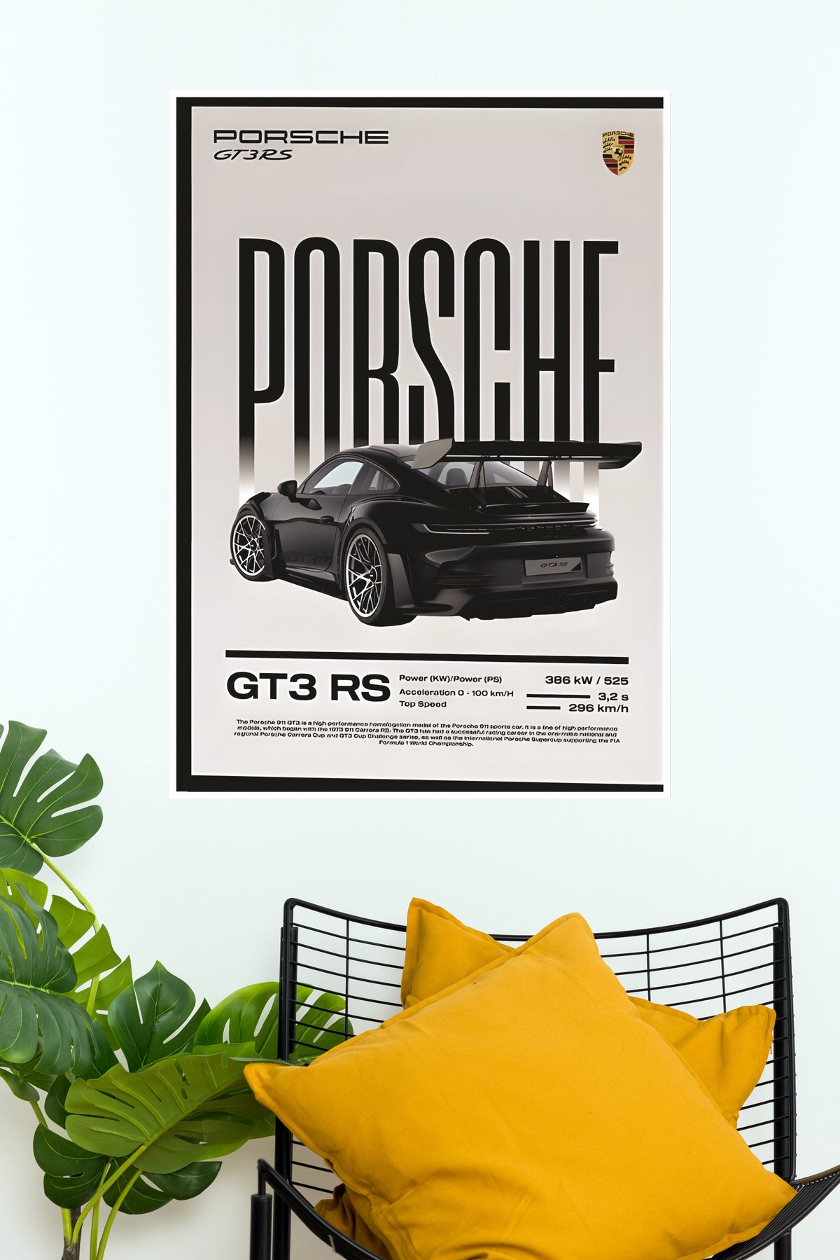 Black Porsche Poster | Cars Posters