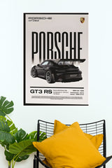 Black Porsche Poster | Cars Posters