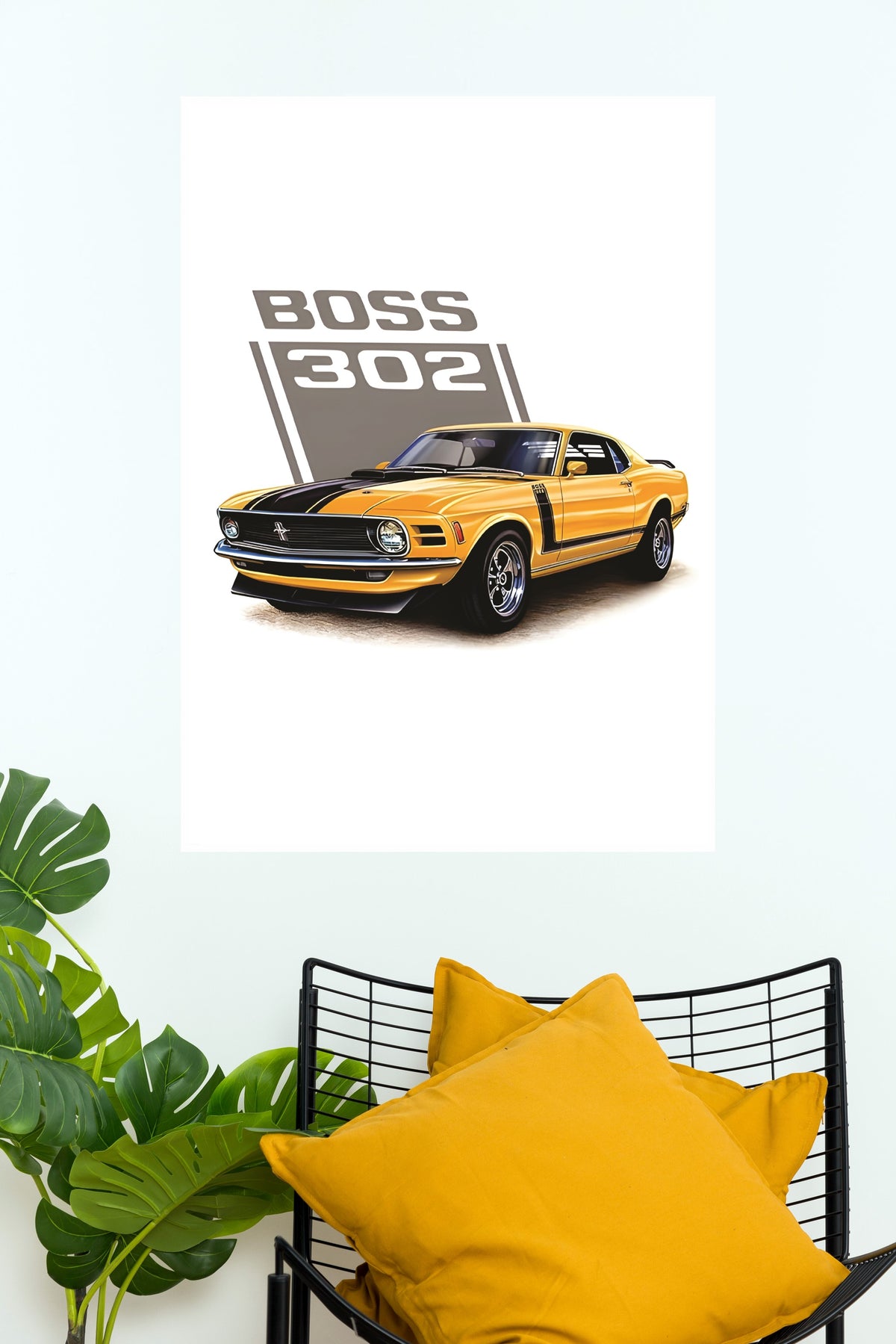 Boss 302 Mustang Poster | Cars Posters