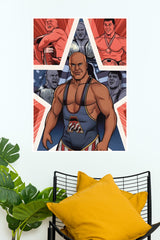 Dean Ambrose The Shield Wrestling Poster | WWE Champions Poster