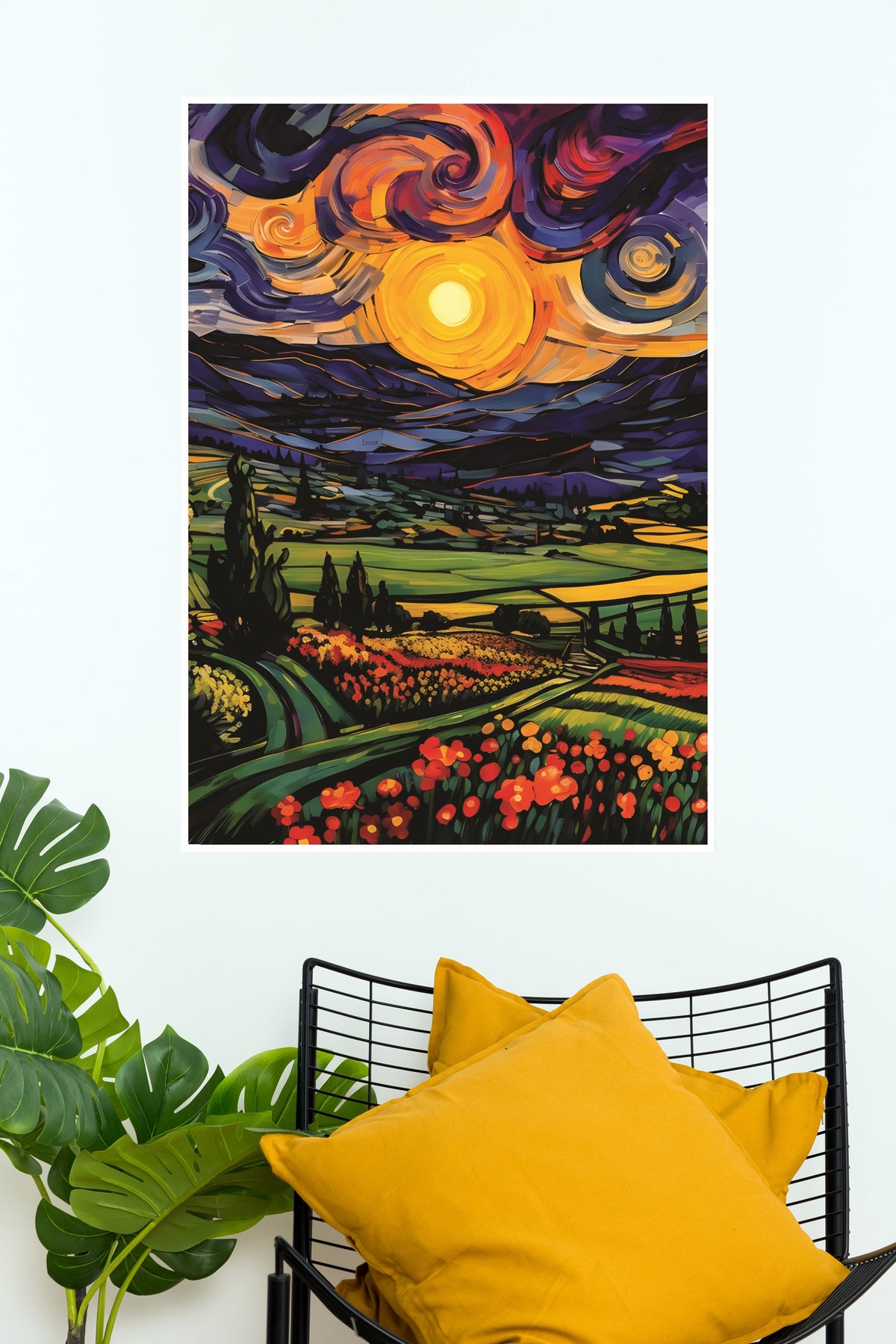 Heavenly Horizon Poster | Moon Light Sky Posters