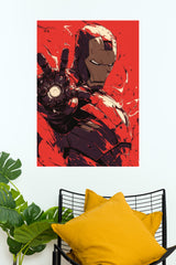 Iron Man Art Poster | Superhero Posters
