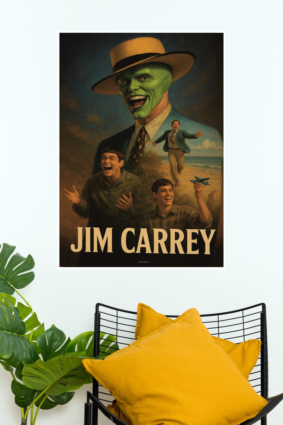 Jim Carrey Poster | Power Full Man Poster