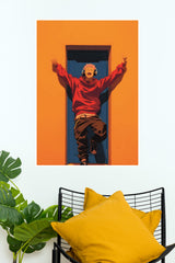 Jujutsu Kaisen Vibrant Orange Poster | Anime Posters