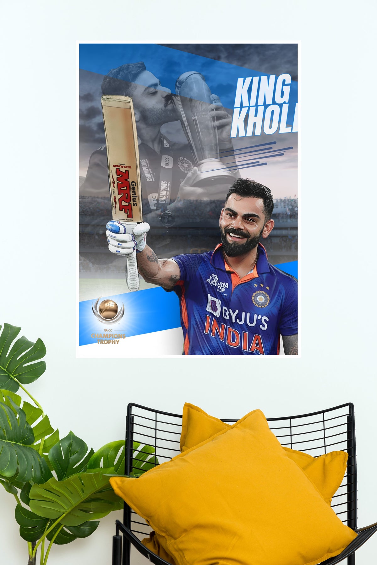 King Kohli Poster | Cricketers Posters