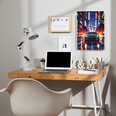 Luxury Car In Lights Poster | Cars Posters