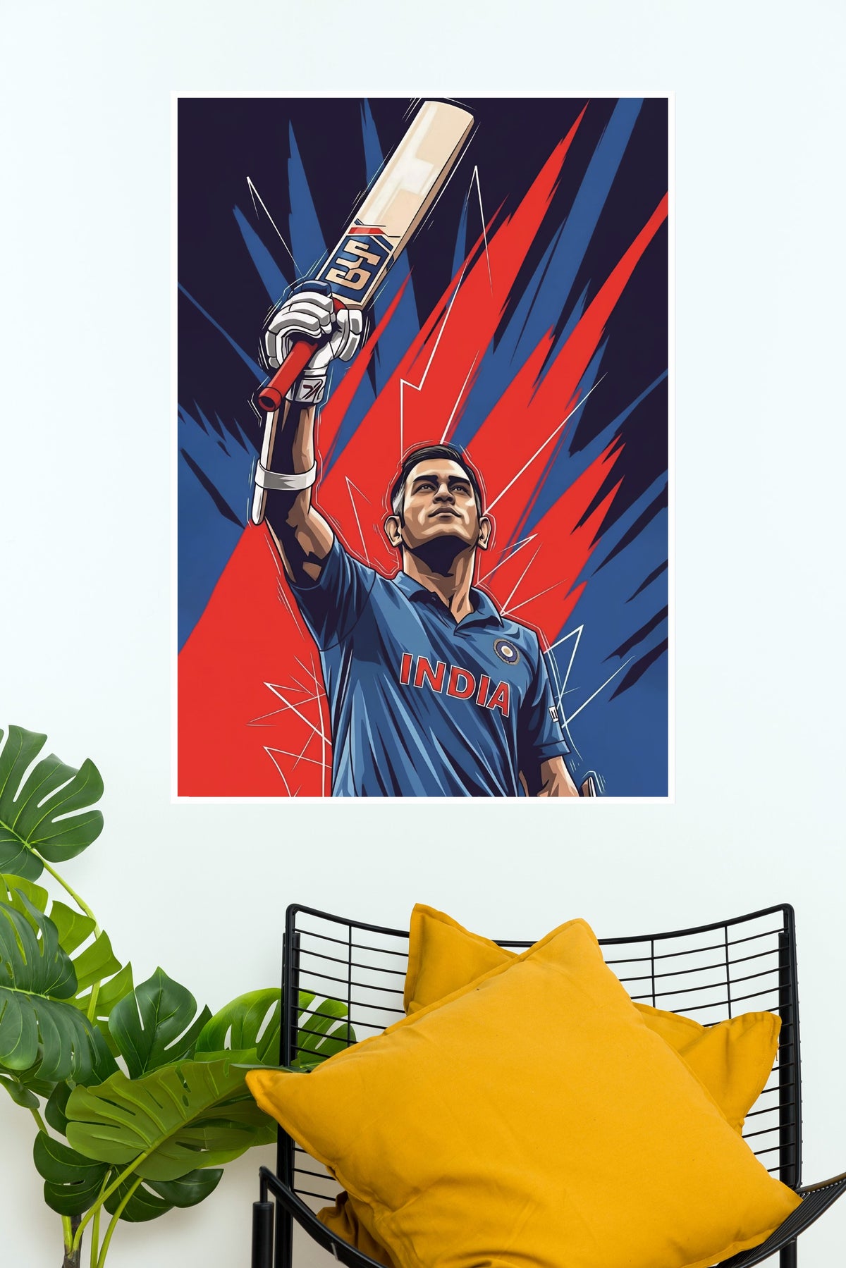 MS Dhoni Poster | Cricketers Posters
