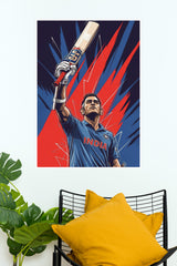 MS Dhoni Poster | Cricketers Posters
