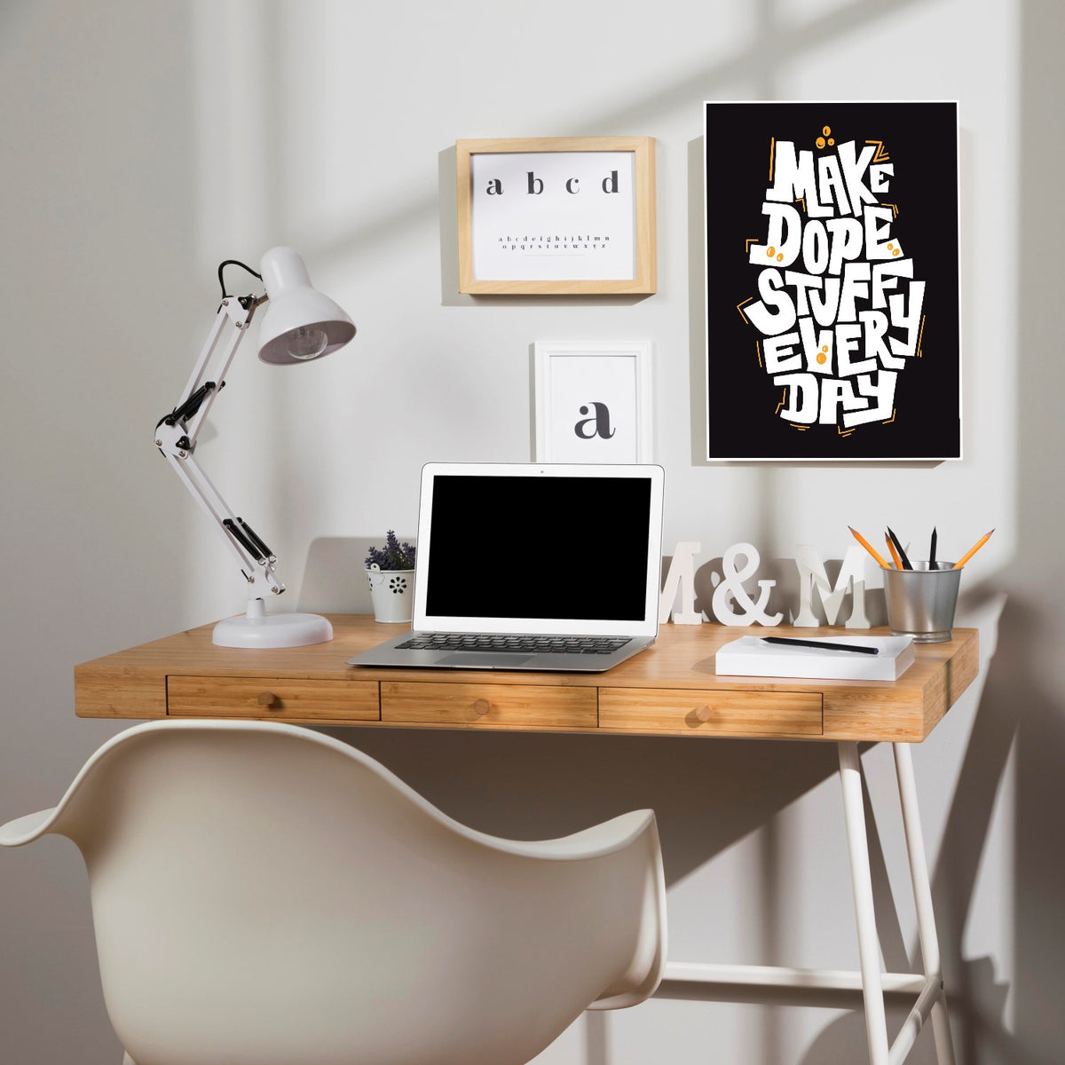 Make Dope Stuff Everyday Poster | Gym and Motivational Quotes Posters