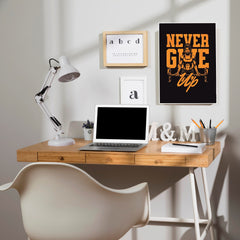 Never Give Up Poster | Gym and Motivational Quotes Posters