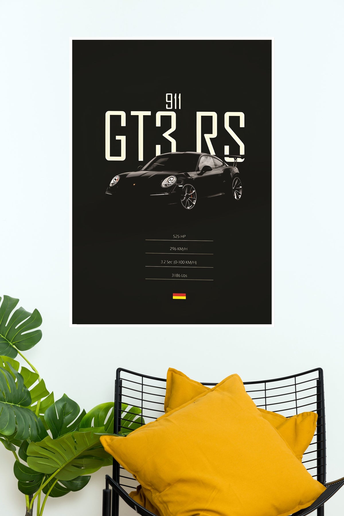 Porsche 911 GT3 Black Poster | Cars Posters