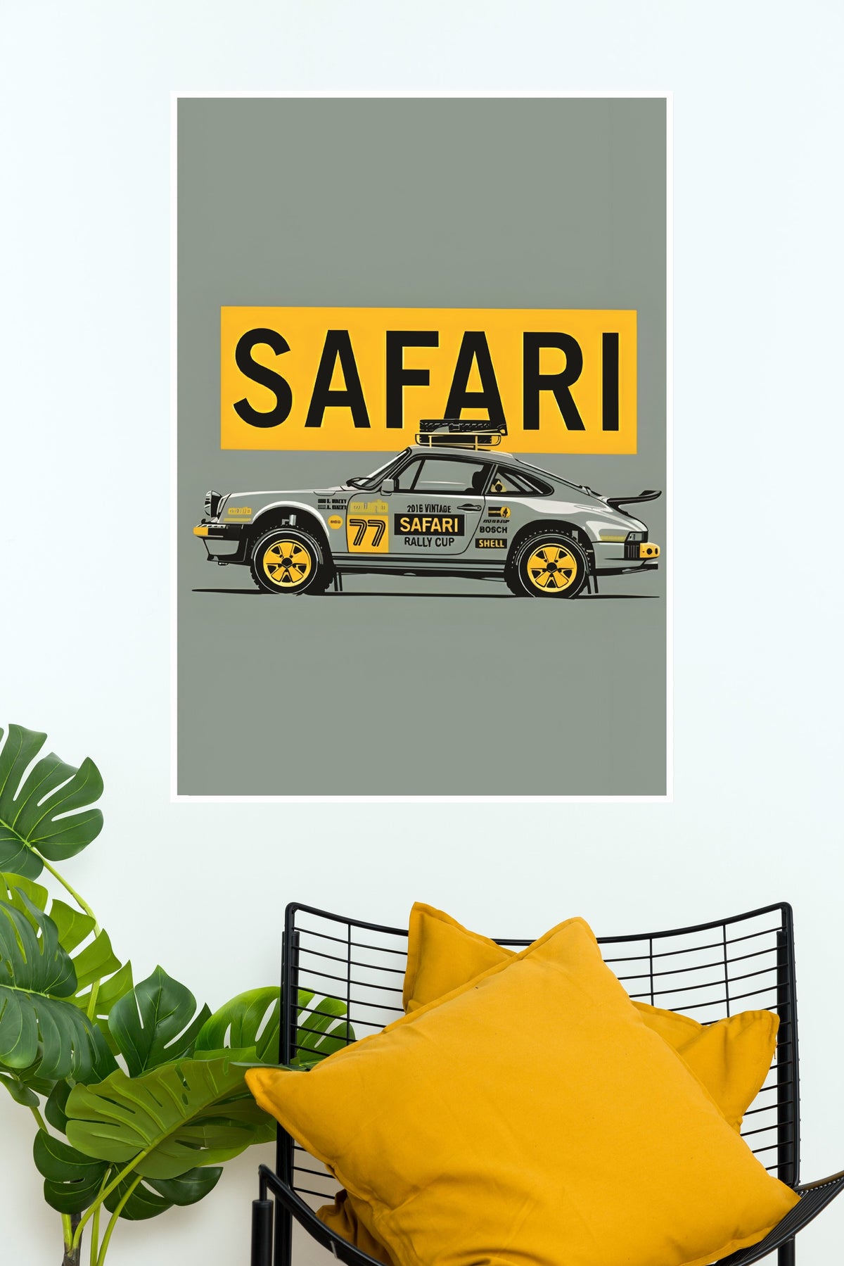 Porsche 911(classic) Green Poster | Cars Posters