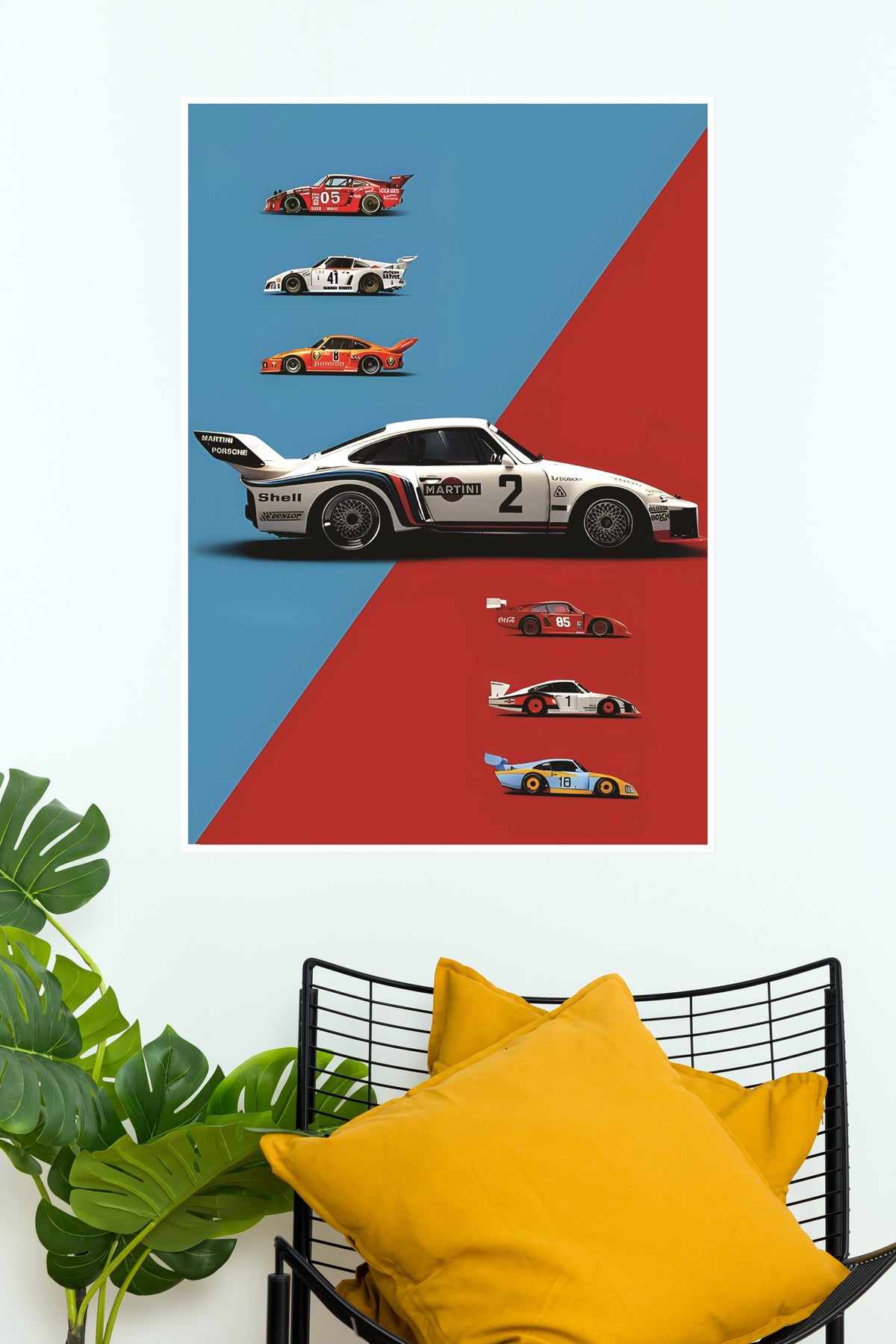 Porsche 935 White Poster | Cars Posters