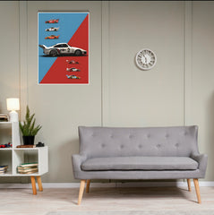 Porsche 935 White Poster | Cars Posters