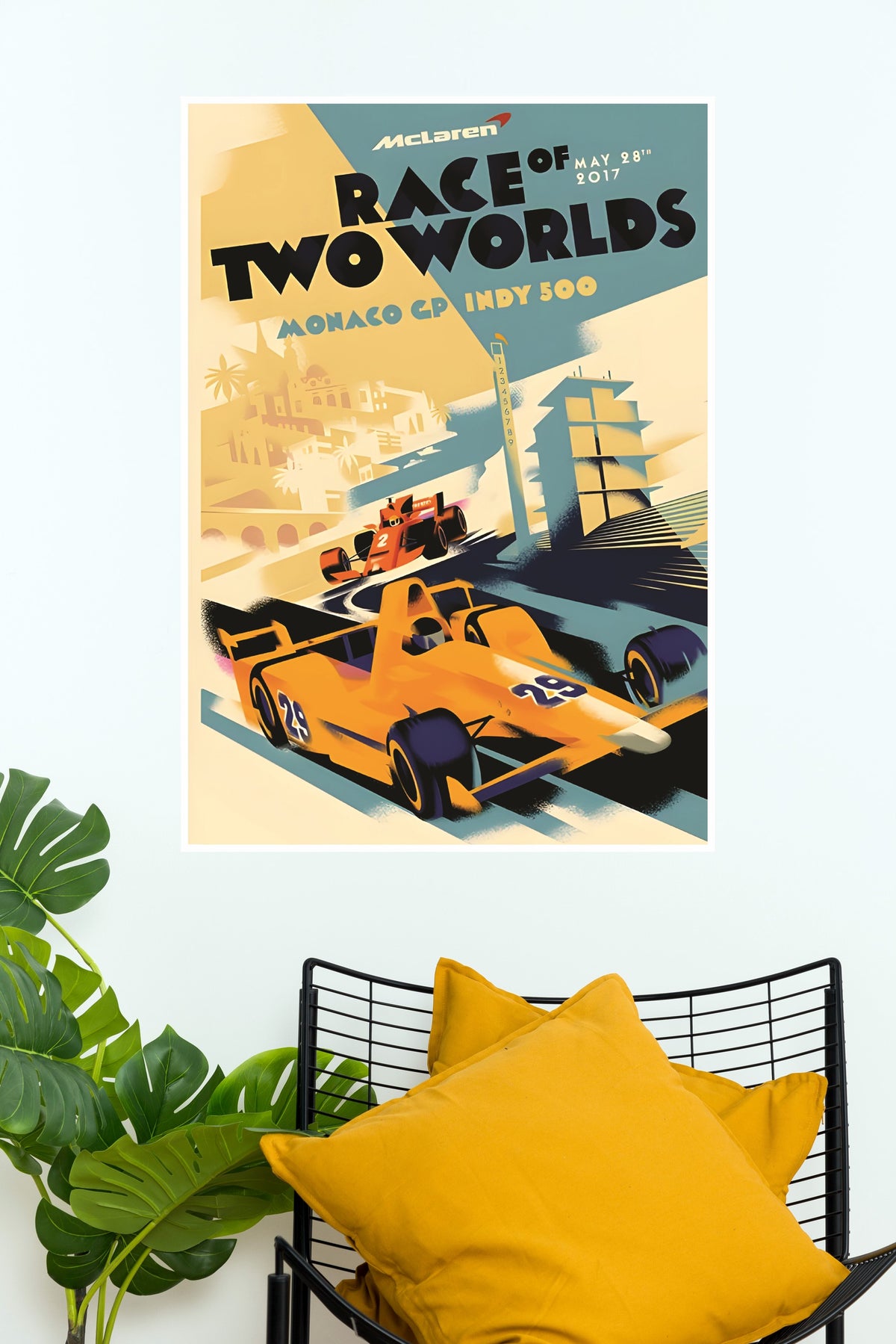 Race Two Words Poster | Formula 1 Posters