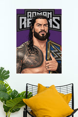 Roman Reigns Poster | WWE Champions Posters