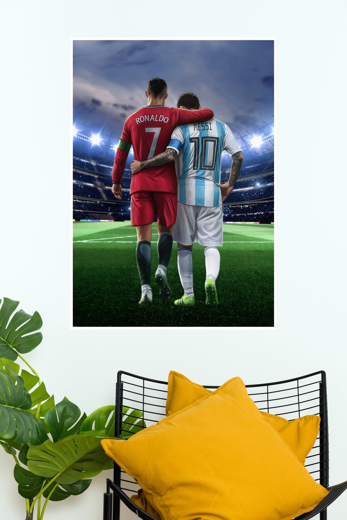 Ronaldo and Messi Poster | Football Posters