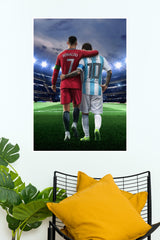 Ronaldo and Messi Poster | Football Posters