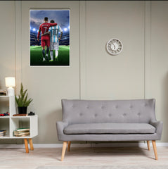 Ronaldo and Messi Poster | Football Posters