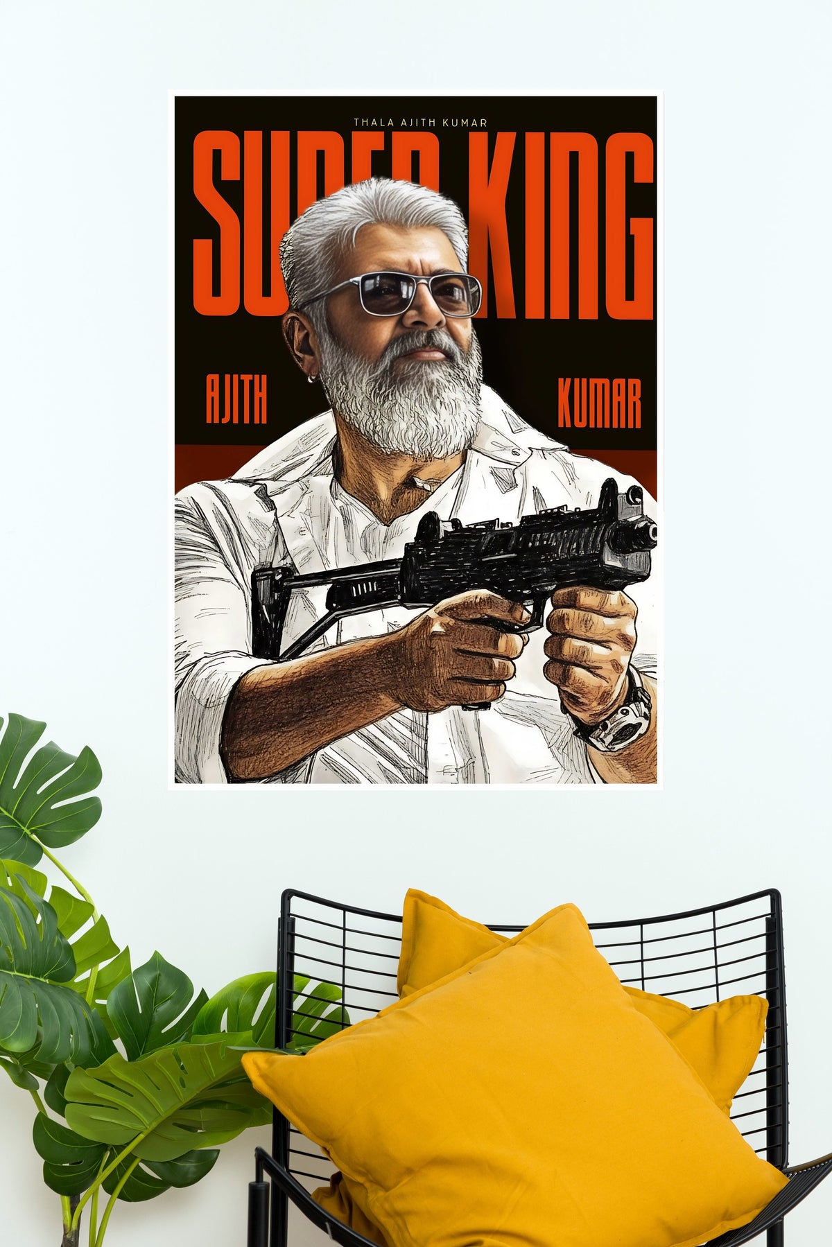 Super King Aajit Kumar Poster | Tollywood Movies Posters