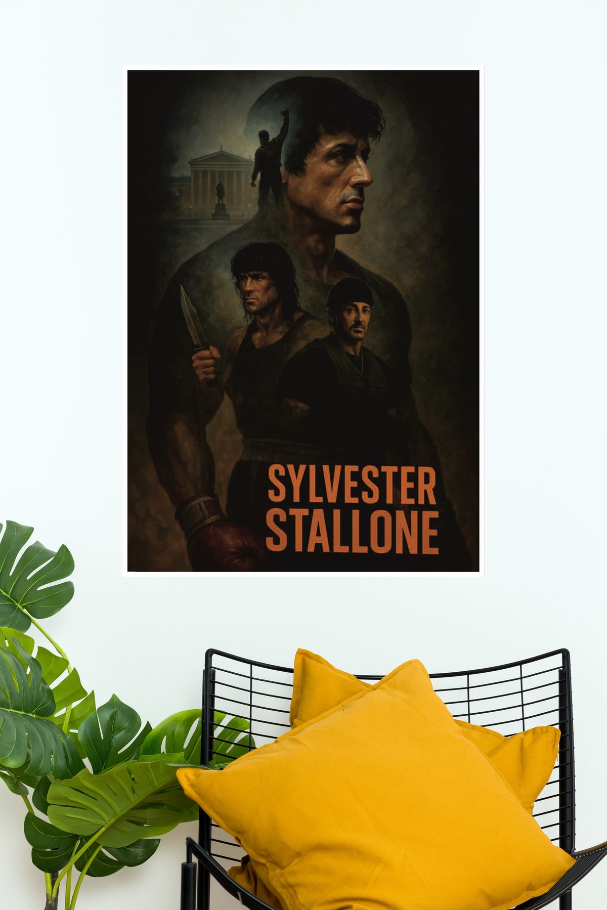 Sylvester Stallone Poster | Power Full Man Poster