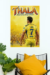 Thala MS Poster | Cricketers Posters