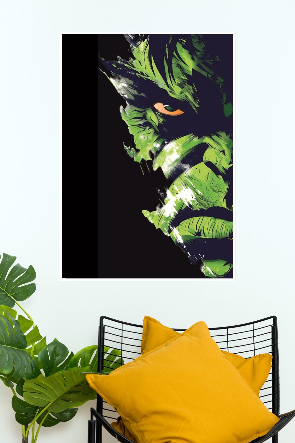 The Green Rage Poster | Superhero Posters