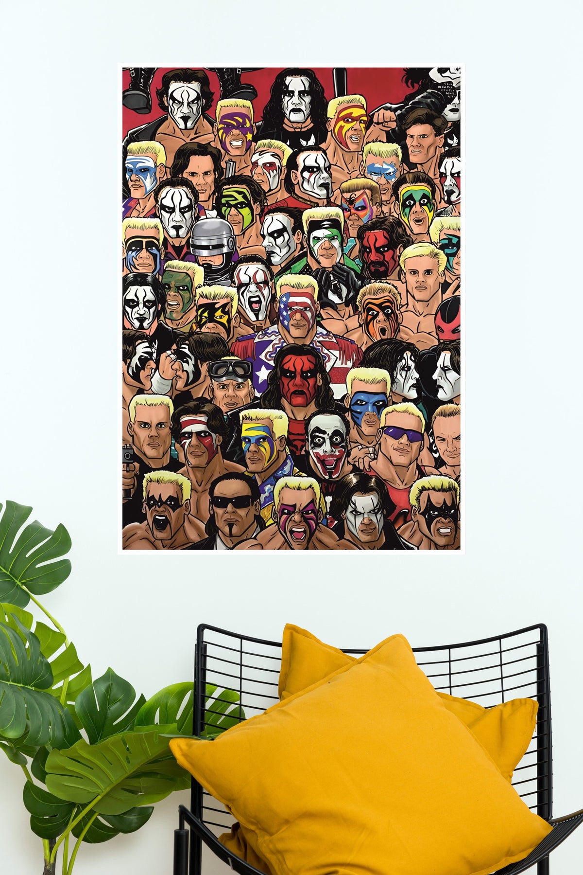 The Ultimate Challenge 1990 Wrestle Mania Poster | WWE Champions Poster