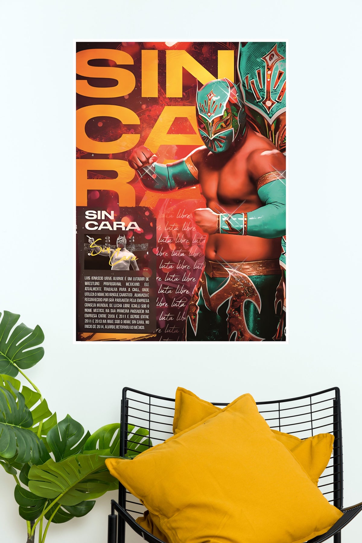 WWE Sin Cara Lucha Libre Poster | WWE Champions Poster