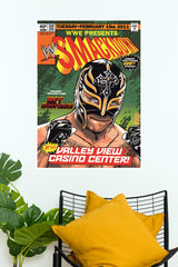 WWE Smack Down 600th Episode Rey Mysterio Poster | WWE Champions Poster
