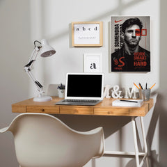 Work Smart Not Hard Poster | Power Full Man Poster