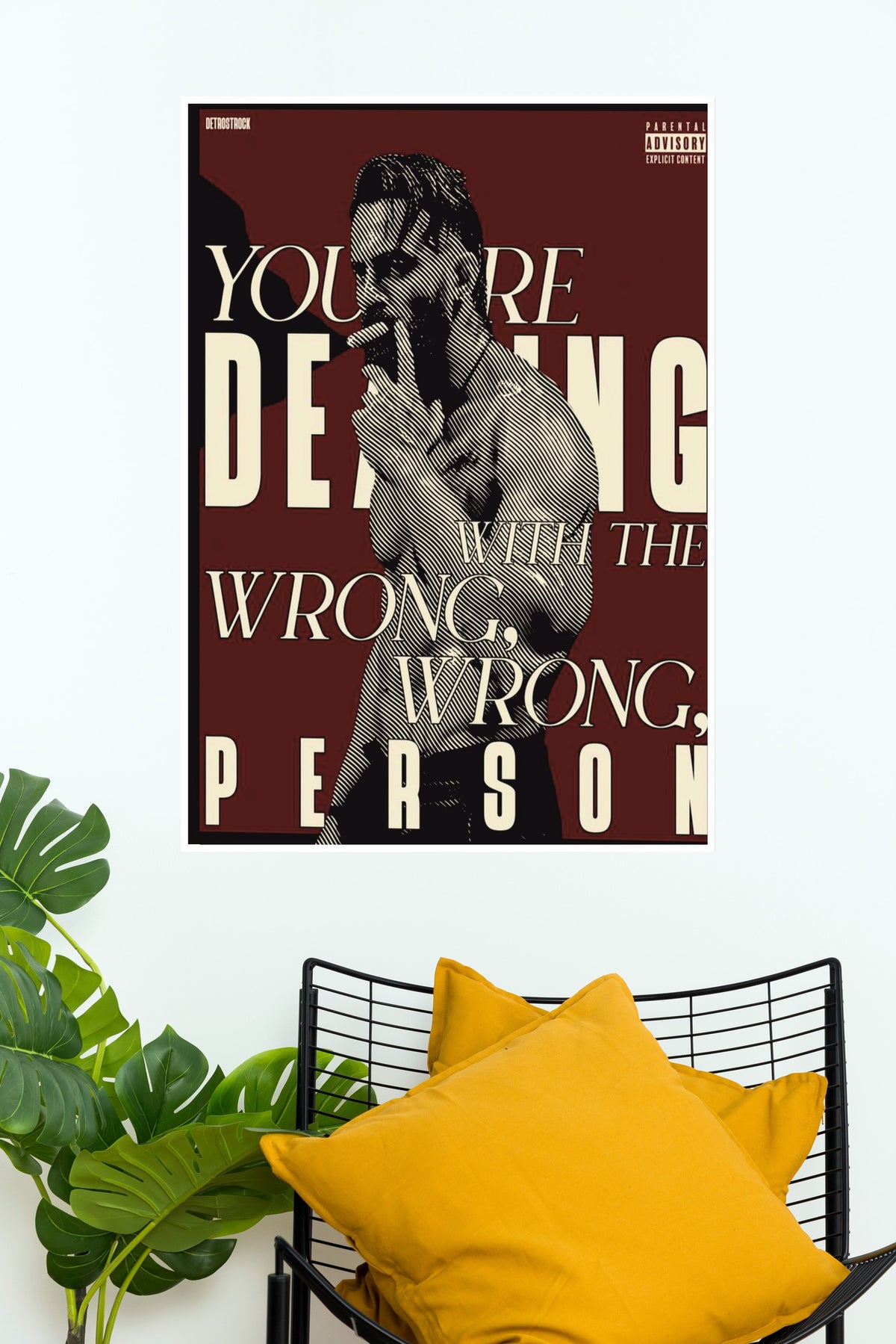Wrong Person Poster | Power Full Man Poster