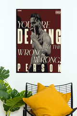 Wrong Person Poster | Power Full Man Poster