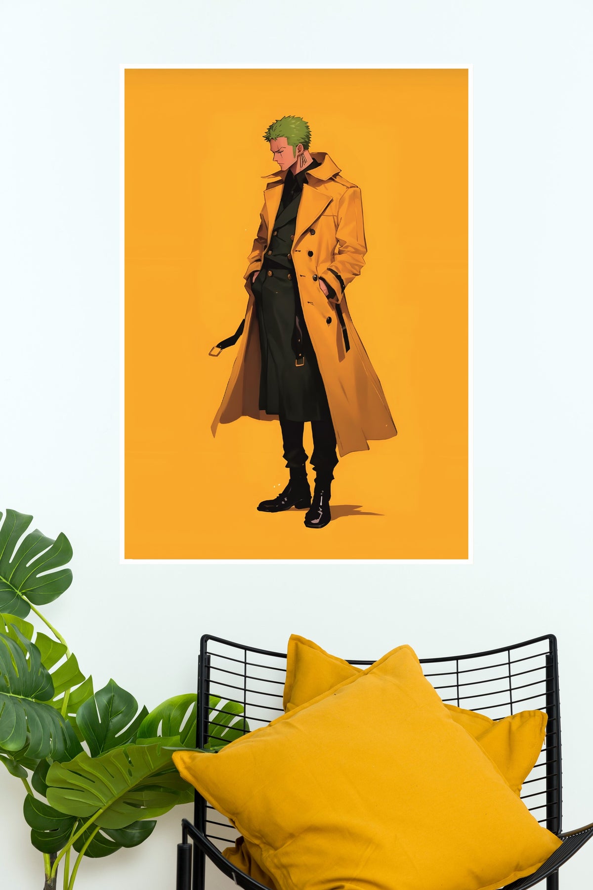 Zoro Yellow Drift Poster | Anime Posters