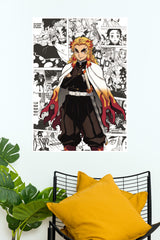 lame Hashira Kyojuro Rengoku Poster | Anime Posters