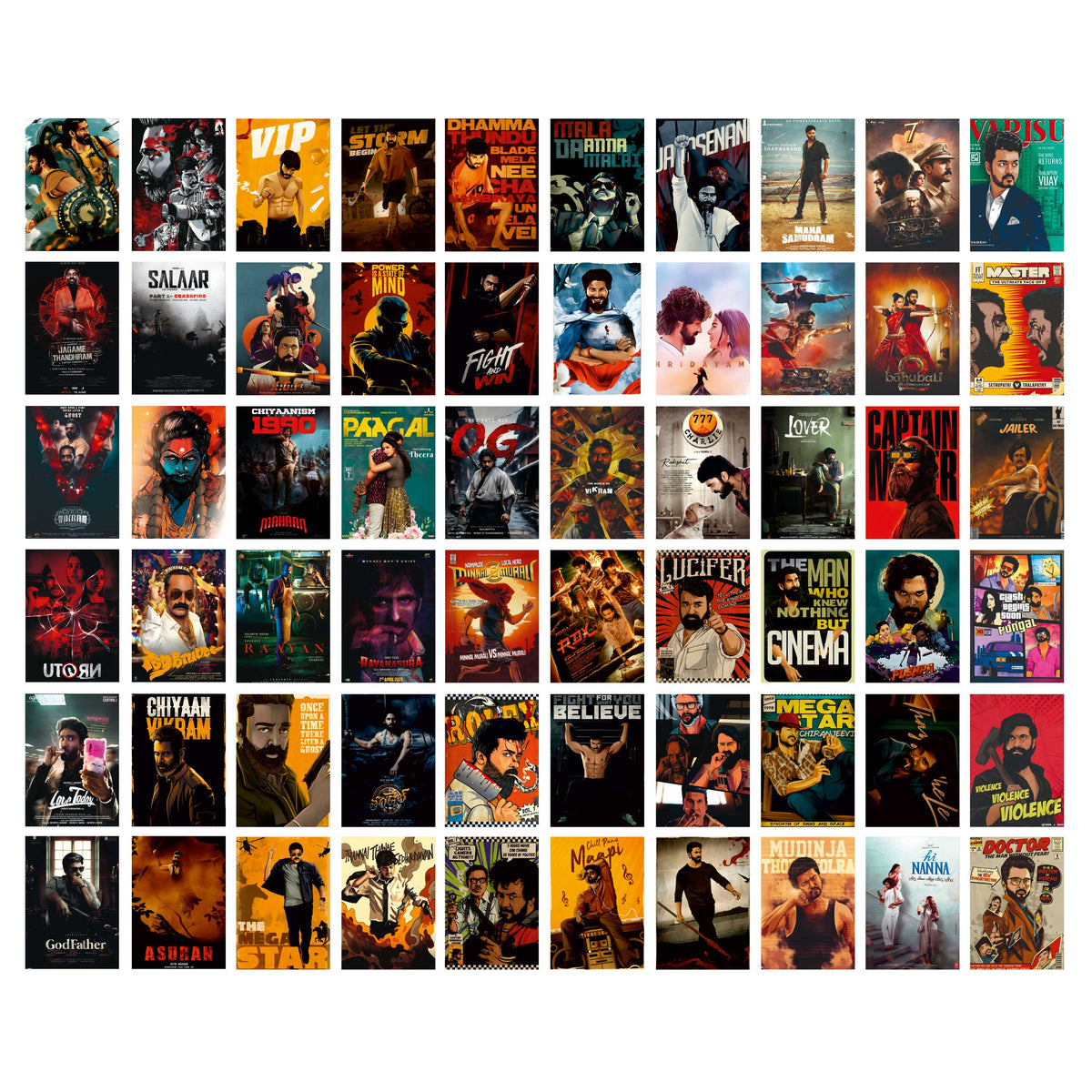 South King | Super 60 Posters Set