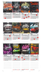 SUPER Car Collection Premium Table Desk Calendar