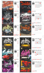 SUPER Car Collection Premium Table Desk Calendar
