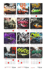 SUPER Car Premium Table Desk Calendar