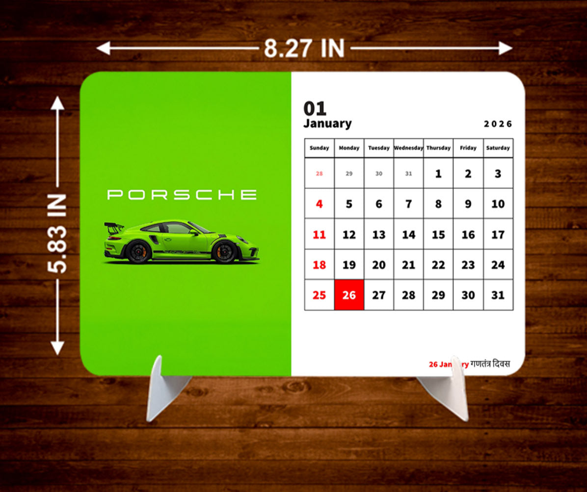 Luxury Collection Premium Table Desk Calendar