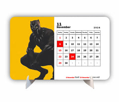 SUPER HERO Premium Table Desk Calendar