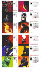 SUPER HERO Premium Table Desk Calendar