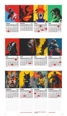 SUPER HERO MAN Premium Table Desk Calendar
