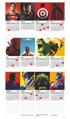 ANIME HERO MAN Premium Table Desk Calendar